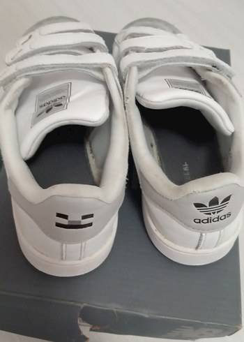 adidas Beyaz Erkek Çocuk Cırt Cırtlı Spor Ayakkabı - Görsel 9