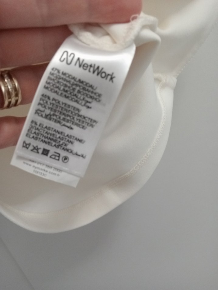 network Beyaz Kolsuz Mini Bustiyer - Görsel 5