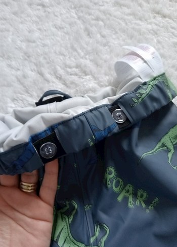 name it erkek Çocuk Bağcıklı kar yağmur pantolonu - Görsel 4