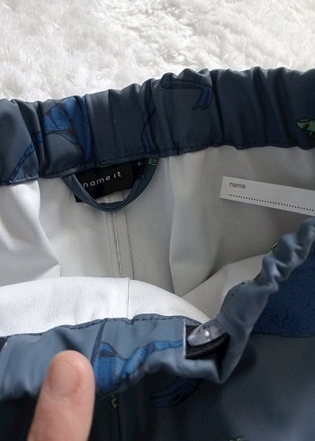 name it erkek Çocuk Bağcıklı kar yağmur pantolonu - Görsel 3