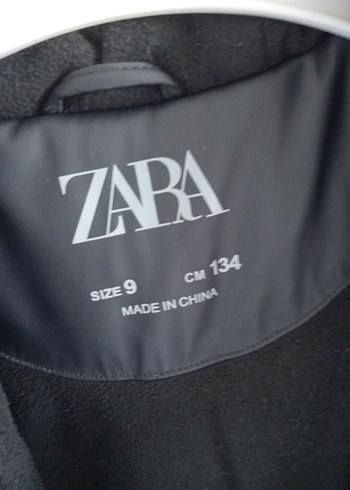zara lacivert suni Deri parka - Görsel 4