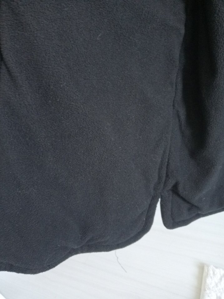 zara lacivert suni Deri parka - Görsel 5