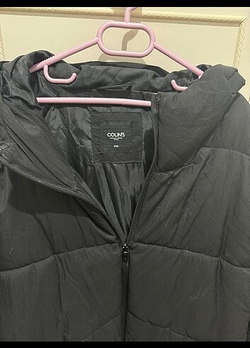 xxl Beden siyah Renk Colins kışlık mont
