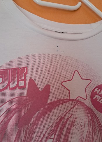 Kızlar için Pembe Baskılı Streetwear Tişört - Görsel 7