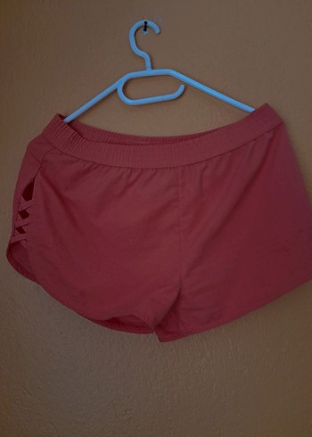 Kadın Kırmızı Mini Spor Şort deniz sort - Görsel 5