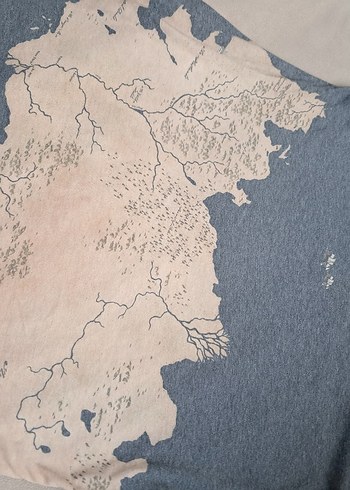 game of thrones haritası  detaylı tişört - Görsel 6