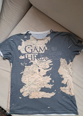 game of thrones haritası  detaylı tişört - Görsel 3