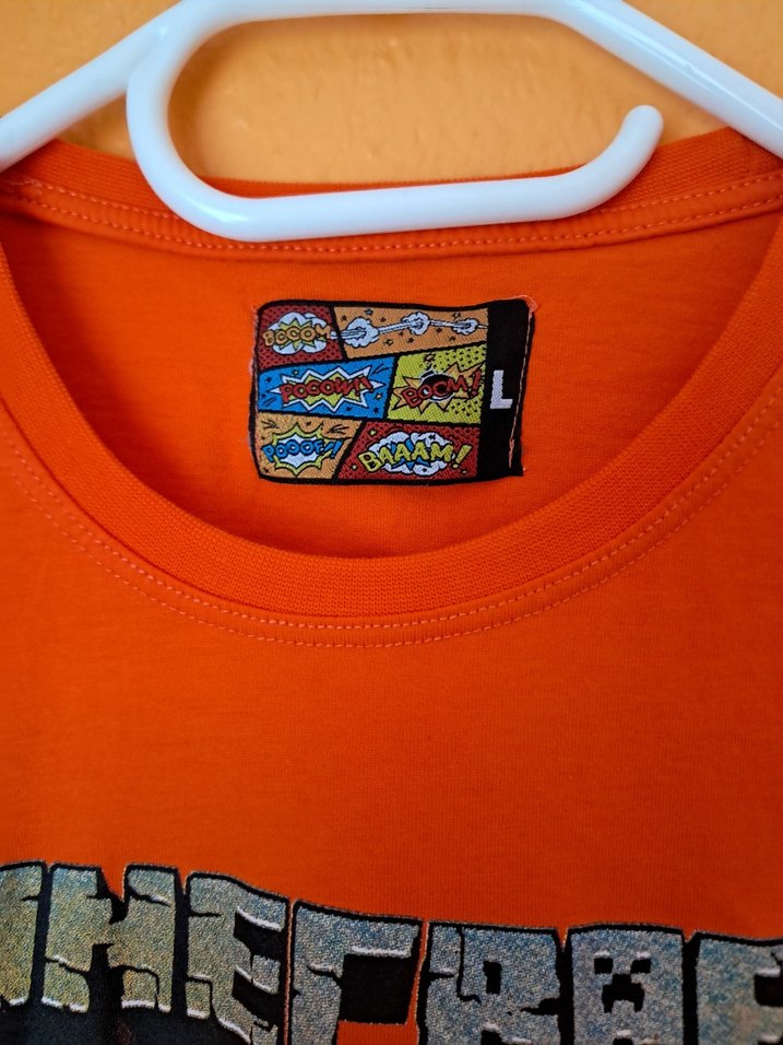 Minecraft baskılı tişört M/L beden - Görsel 5