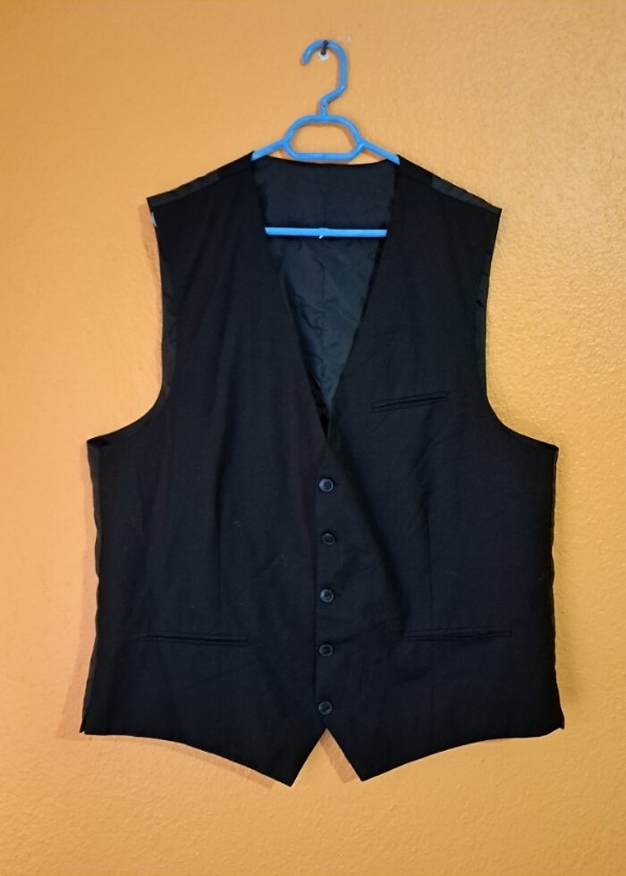 Angelo litrico C&A marka siyah yelek  - Görsel 4