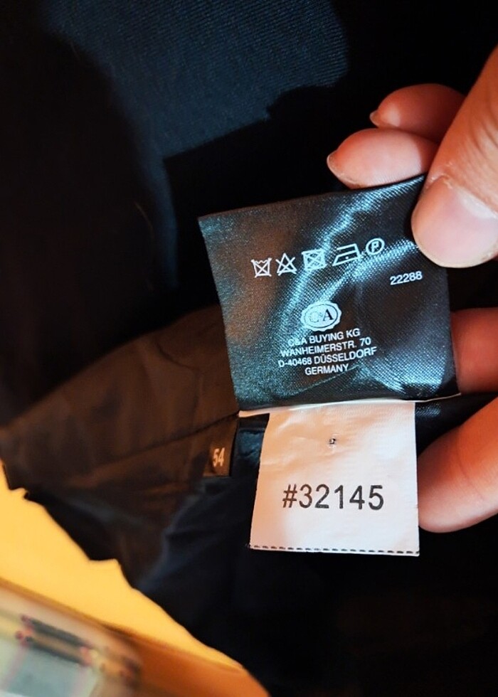 Angelo litrico C&A marka siyah yelek  - Görsel 5