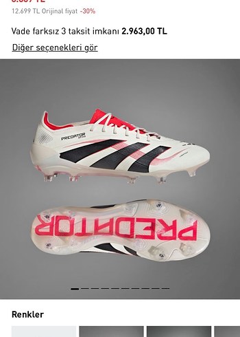 Adidas est 1994 Erkek Futbol Ayakkabısı