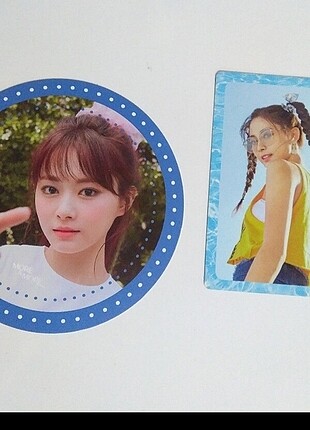 KPOP TWICE TZUYU Official More & More photocard ve DTNA Pob