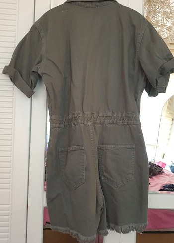 Jean koti Kısa Denim Tulum - Görsel 2