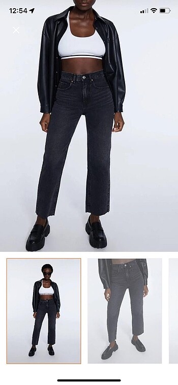 Stradivarius crop Straight jeans