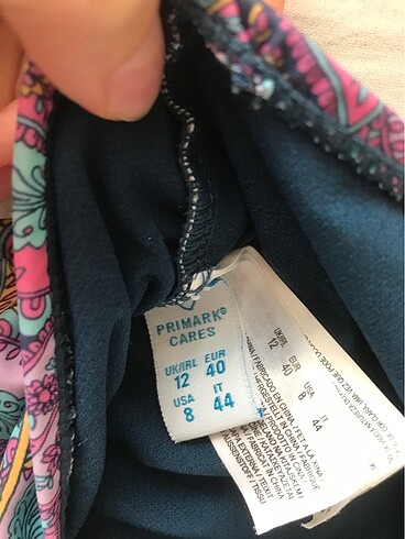 l Beden çeşitli Renk Primark desenli mayo