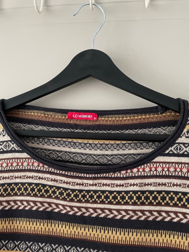 Çok Renkli Kazak - Görsel 3