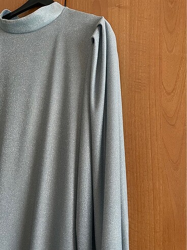 Birgül Bektaş simli elbise - Görsel 8