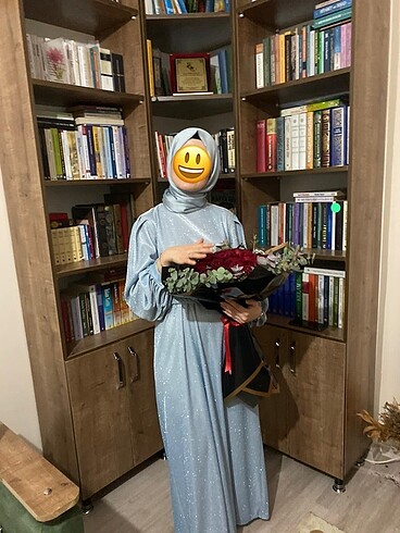 Birgül Bektaş simli elbise - Görsel 9