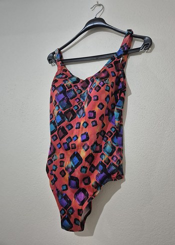 Kadın Çok Renkli Desenli Mini Mayo - Görsel 4