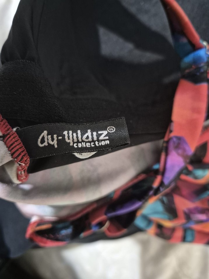 Kadın Çok Renkli Desenli Mini Mayo - Görsel 2