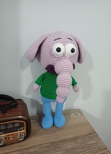  Amigurumi Fil Necati 