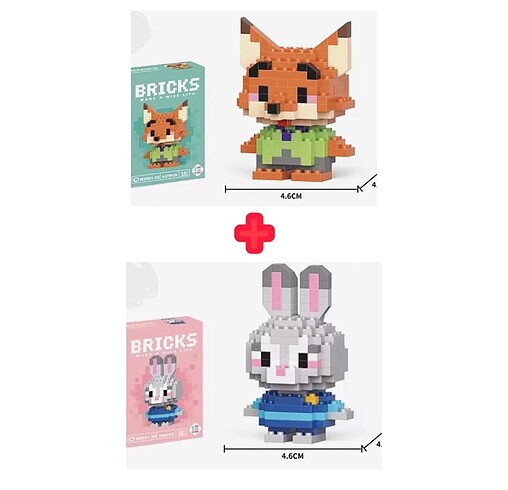 NİCK WİLDE JUDY HOPPS BRİCKS LEGO