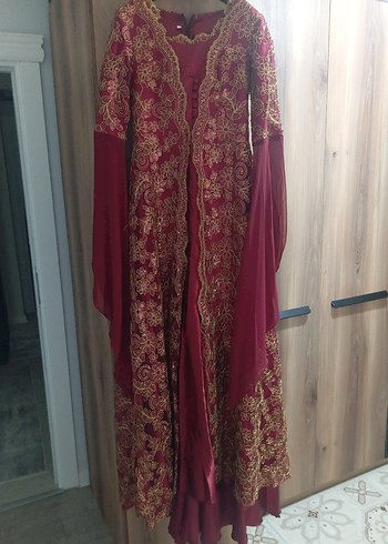 Bordo İşlemeli bindallı - Görsel 5