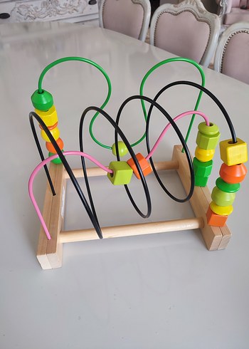 Renkli Ahşap Eğitici Oyuncak