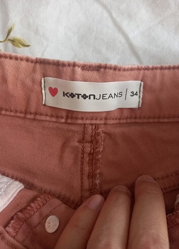 34 Beden Koton Kot Şort