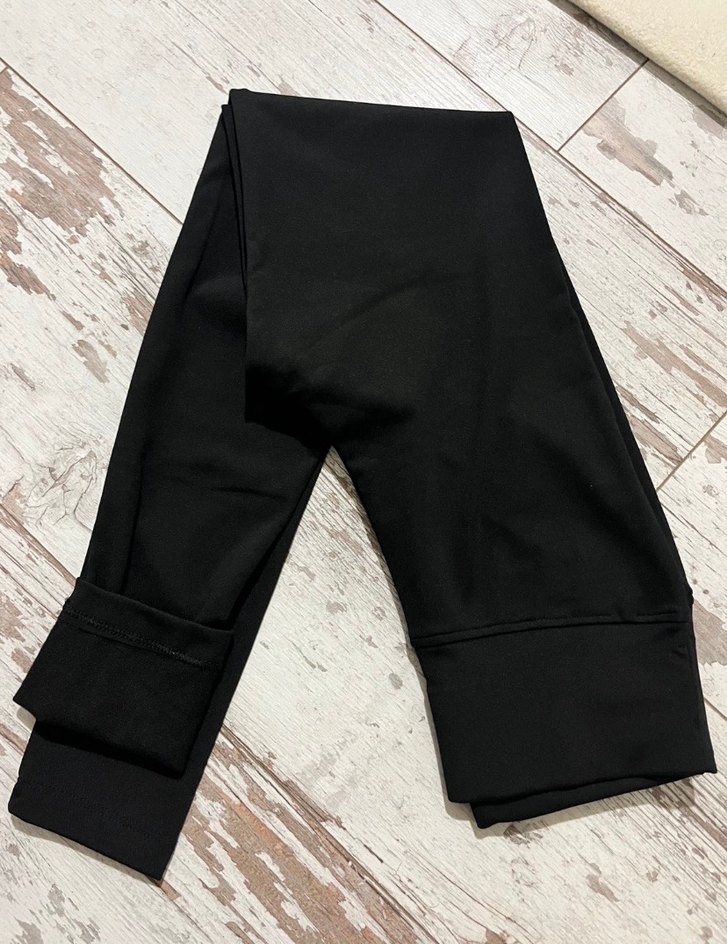 Siyah tayt içi polarlı - Görsel 3