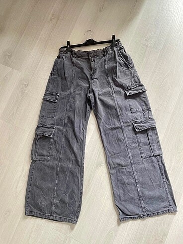 Bershka Denim Cargo Pantolon