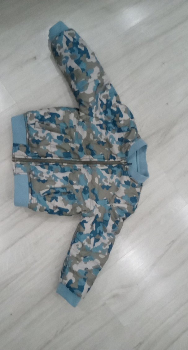 Erkek Çocuk Kamuflaj Desenli Fermuarlı Mont - Görsel 5