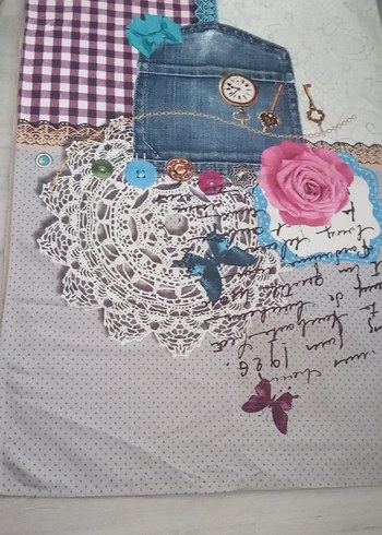 Diğer Çok Renkli Desenli Gri kilim gibi