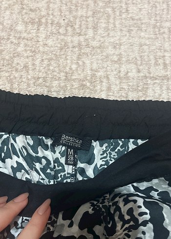 Gri Yılan Desenli Rahat Kesim alt - Görsel 6