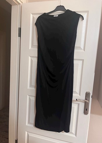 Siyah Midi Kadın Elbise - Görsel 4