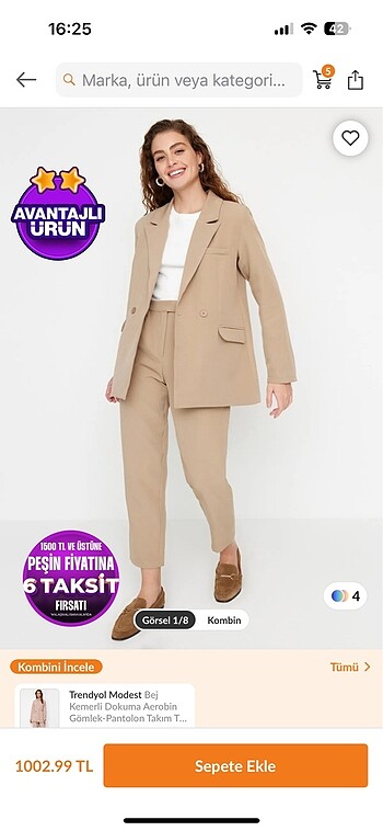 Blazer takım