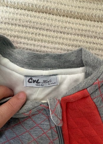 Gri Kız Bebek Tulum, Ayıcık Desenli - Görsel 3