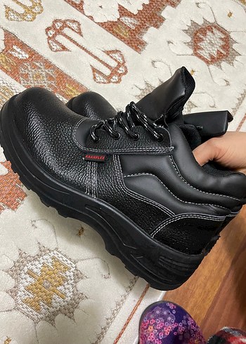 Erkek Siyah Bağcıklı Kauçuk Bot - Görsel 2