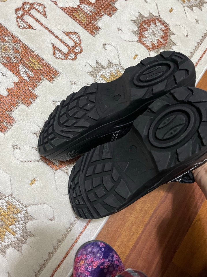 Erkek Siyah Bağcıklı Kauçuk Bot - Görsel 3