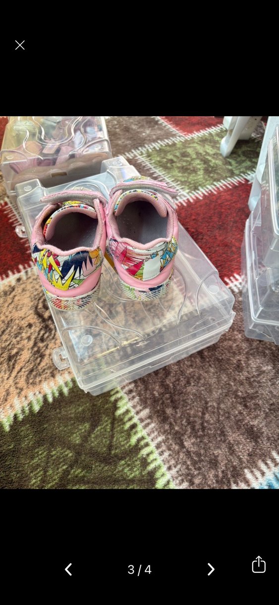 Kız Çocuk Pembe Renkli Spor Ayakkabı - Görsel 3