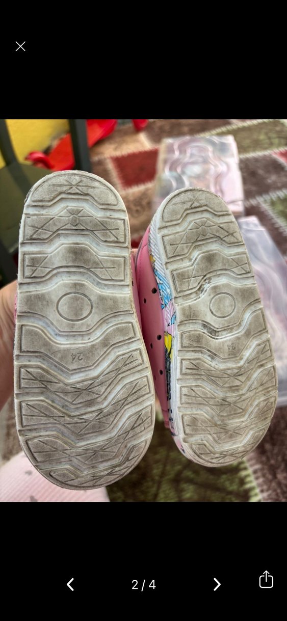 Kız Çocuk Pembe Renkli Spor Ayakkabı - Görsel 2