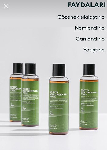Diğer Benton Deep Green Tea Toner %53 Yeşil Çay Kompleksi