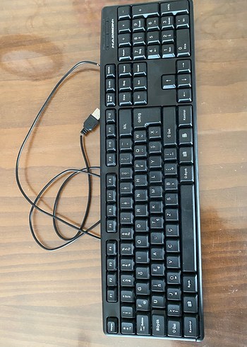 Hadron F klavye Siyah Kablolu Standart Klavye - Görsel 2