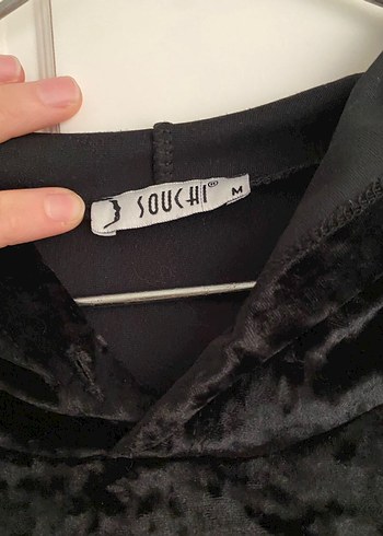 Hooopstore Kadın Siyah Payetli Midi Tunik - Görsel 5