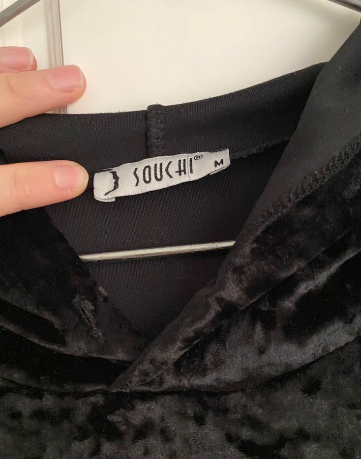 Hooopstore Kadın Siyah Payetli Midi Tunik - Görsel 5