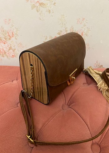 Kahverengi Deri Kadın Çanta - Görsel 2