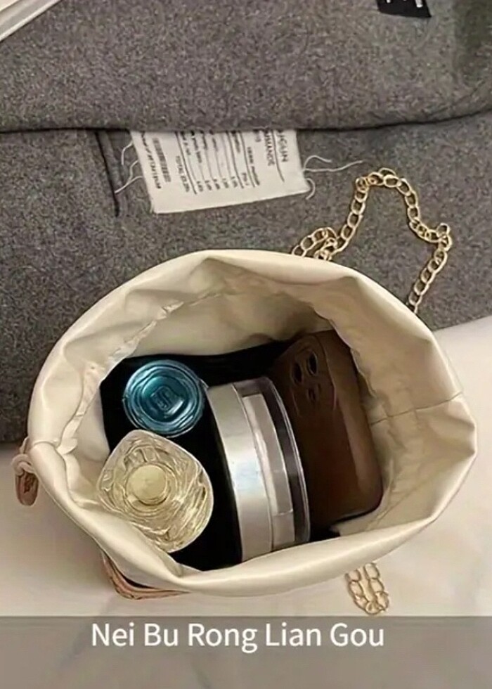 Çiçek tasarım tote çapraz siyah çanta - Görsel 4