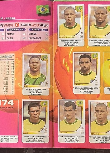 Panini 2002 Dünya kupasi çıkartma albumu