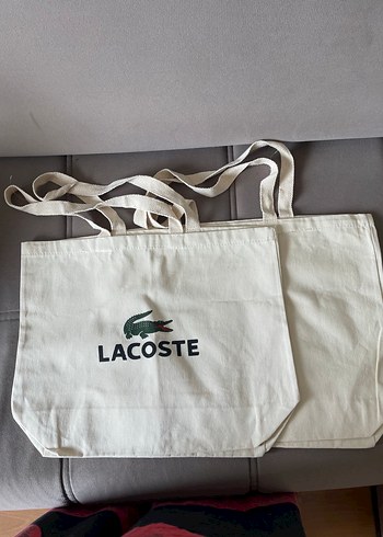 Lacoste Beyaz Baskılı Kadın Çanta