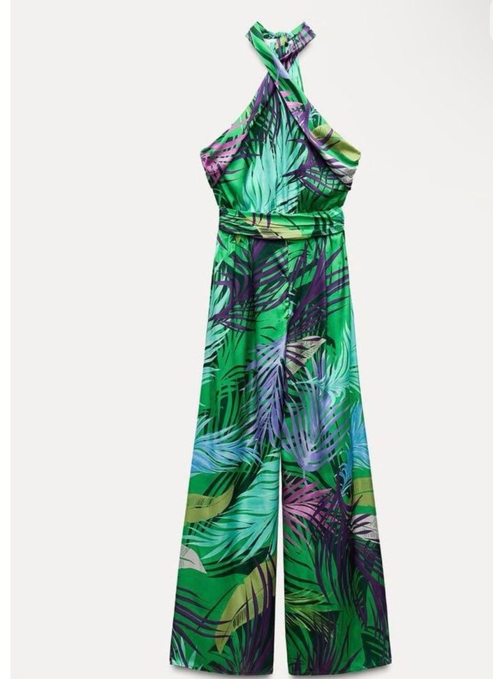 Kadın Çok Renkli Uzun Tulum - Bohem Tarz - Görsel 3